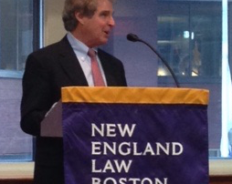 Richard Dyer, Esq. speaking New England School of Law